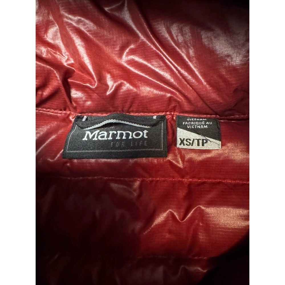 MARMOT WOMEN'S SONYA DOWN PARKA E78820 700 Fill Down Puffer Maroon sz XS Jacket - Picture 5 of 8